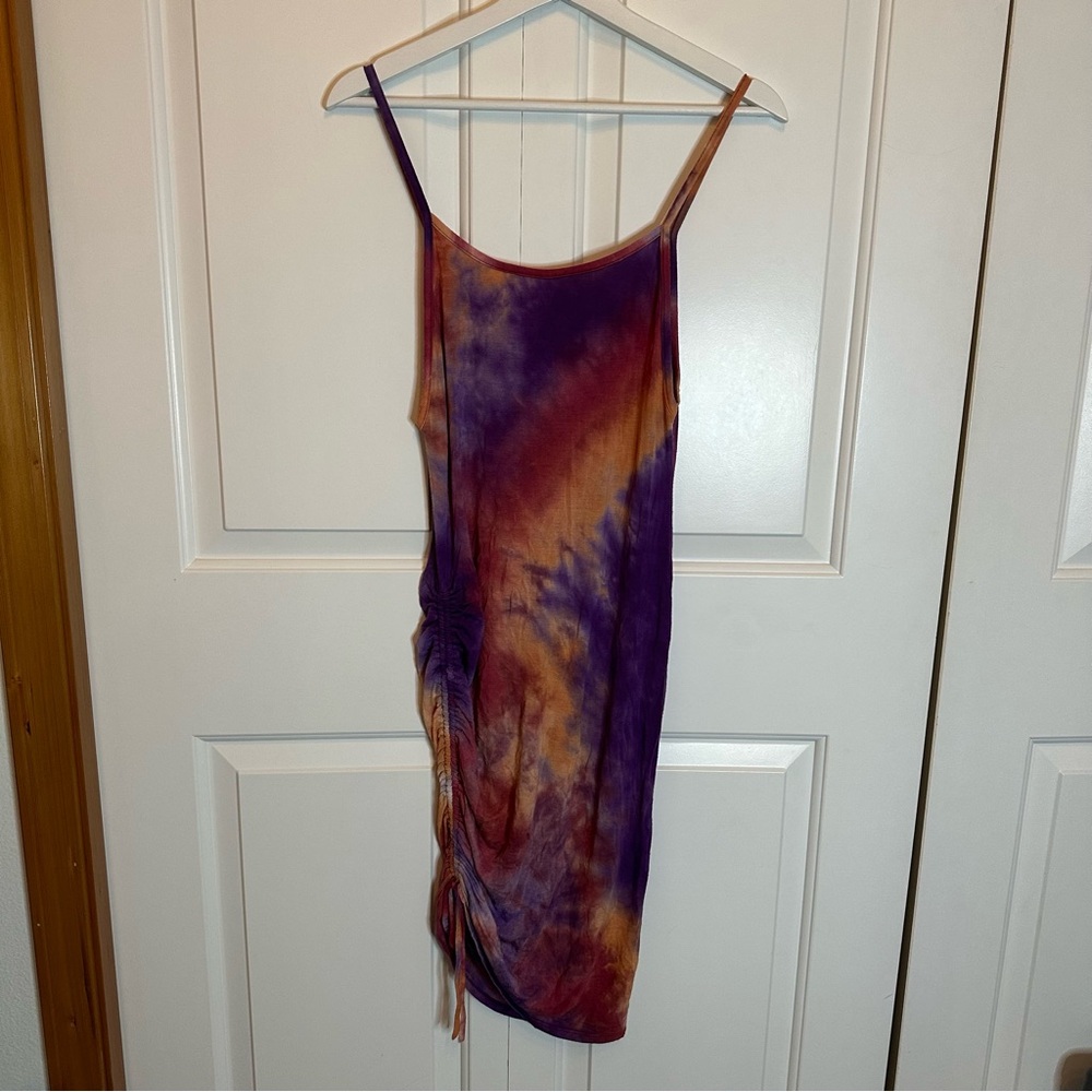 Tie-Dye Spaghetti Strap Dress